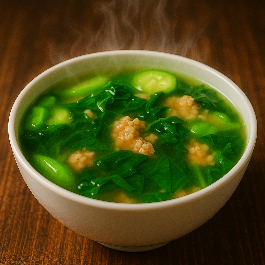 https://huongqueviet.com.vn/Ảnh canh tôm rau mồng tơi